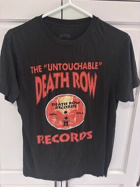 'The Untouchable' Graphic Tee - Black & Red death row records medium